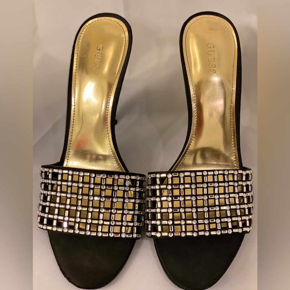 Guess Mably Embellished Heels Size 9